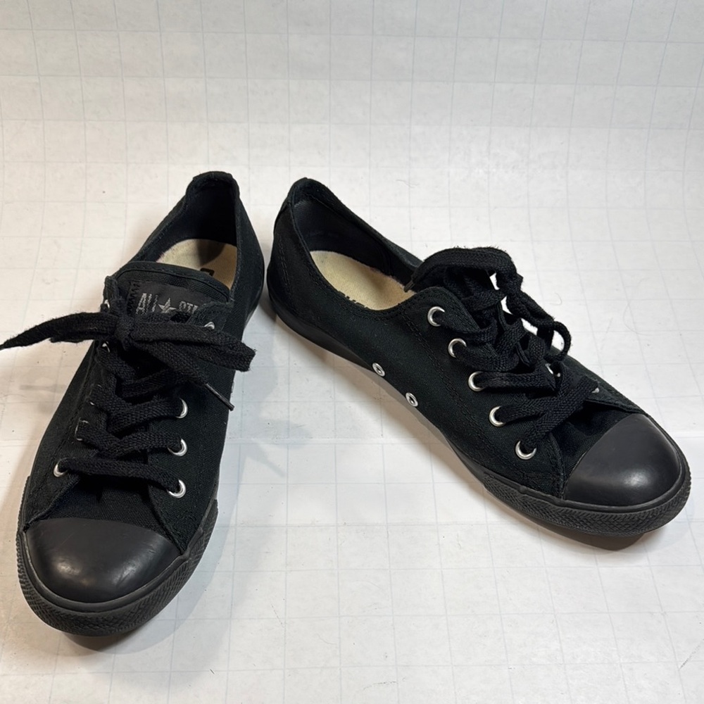 Converse All-Star Black Canvas Shoes size 40.5 (US 9)
